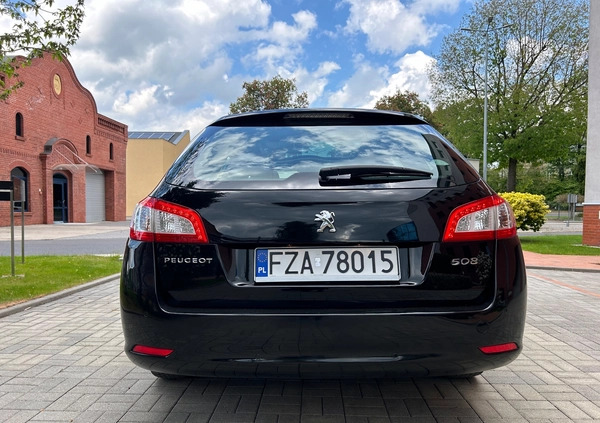 Peugeot 508 cena 37900 przebieg: 138000, rok produkcji 2015 z Żary małe 277